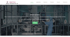 Desktop Screenshot of mactus.in