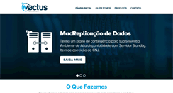 Desktop Screenshot of mactus.com.br