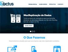 Tablet Screenshot of mactus.com.br